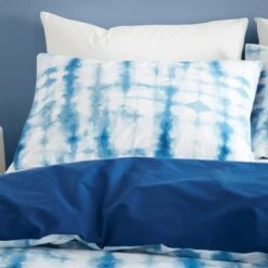 Navy Ombre Duvet Cover & Pillowcase Set 23 Navy Ombre Duvet Cover & Pillowcase Set -Home Furnishing Store 30876495 alt03