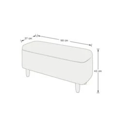 Florence End Of Bed Storage Ottoman 17 Florence End Of Bed Storage Ottoman -Home Furnishing Store 30876932 alt09