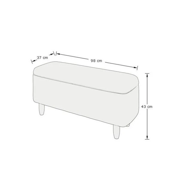 Florence End Of Bed Storage Ottoman 10 Florence End Of Bed Storage Ottoman - Image 8