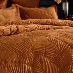Paoletti Palmeria Embroidered Reversible Duvet Cover & Pillowcase Set -Home Furnishing Store 30876947 alt02