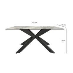Indus Valley Athena 6 Seater Dining Table 10 Indus Valley Athena 6 Seater Dining Table -Home Furnishing Store 30877801 alt09