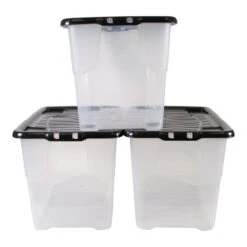 Strata Curve Set Of 3 Storage Box With Lids -Home Furnishing Store 30879311 alt02
