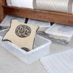 Wham Crystal Set Of 5 Underbed Boxes & Lids