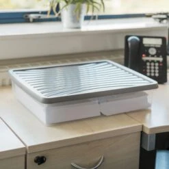 Wham Box Set Of 3 Stackable Boxes & Lids -Home Furnishing Store 30880283