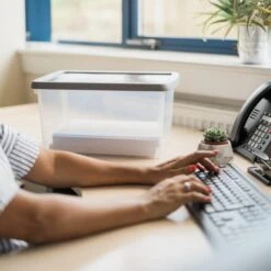 Wham Box Set Of 3 Stackable Boxes & Lids -Home Furnishing Store 30880284