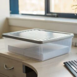 Wham Box Set Of 3 Stackable Boxes & Lids -Home Furnishing Store 30880285