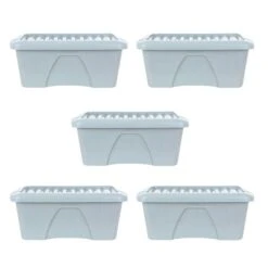 Wham Home Upcycle Set Of 5 Boxes & Lids 20 Wham Home Upcycle Set Of 5 Boxes & Lids -Home Furnishing Store 30880292 alt03