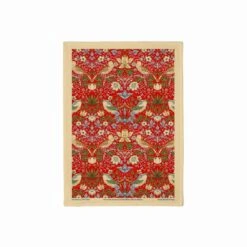 William Morris Strawberry Thief Cotton Tea Towel -Home Furnishing Store 30884200