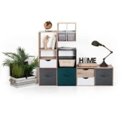 Mix And Modul Set Of 2 Velvet Cube Storage Boxes -Home Furnishing Store 30885511 alt04