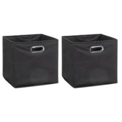 Mix And Modul Set Of 2 Linen Effect Cube Storage Boxes 28 Mix And Modul Set Of 2 Linen Effect Cube Storage Boxes -Home Furnishing Store 30885516