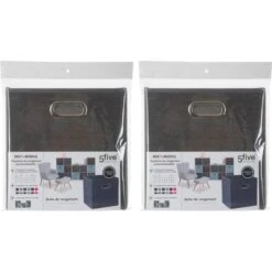 Mix And Modul Set Of 2 Linen Effect Cube Storage Boxes 33 Mix And Modul Set Of 2 Linen Effect Cube Storage Boxes -Home Furnishing Store 30885519 alt01
