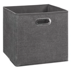 Mix And Modul Set Of 2 Linen Effect Cube Storage Boxes 34 Mix And Modul Set Of 2 Linen Effect Cube Storage Boxes -Home Furnishing Store 30885519 alt02