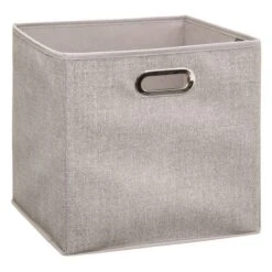 Mix And Modul Set Of 2 Linen Effect Cube Storage Boxes 23 Mix And Modul Set Of 2 Linen Effect Cube Storage Boxes -Home Furnishing Store 30885522 alt02