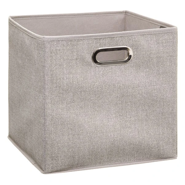 Mix And Modul Set Of 2 Linen Effect Cube Storage Boxes 7 Mix And Modul Set Of 2 Linen Effect Cube Storage Boxes - Image 5