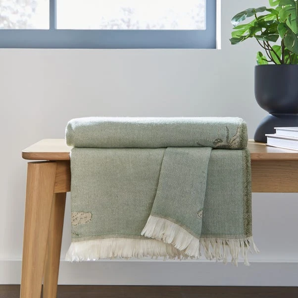 Bee Jacquard Woven Throw 155x170 4 Bee Jacquard Woven Throw 155x170 - Image 2