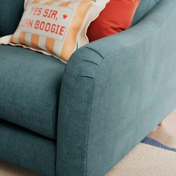 Hattie Tonal Plush Chenille 3 Seater Sofa 8 Hattie Tonal Plush Chenille 3 Seater Sofa - Image 6