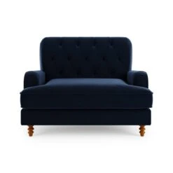 Beatrice Buttoned Velvet Snuggle Chair -Home Furnishing Store 30887234 alt05