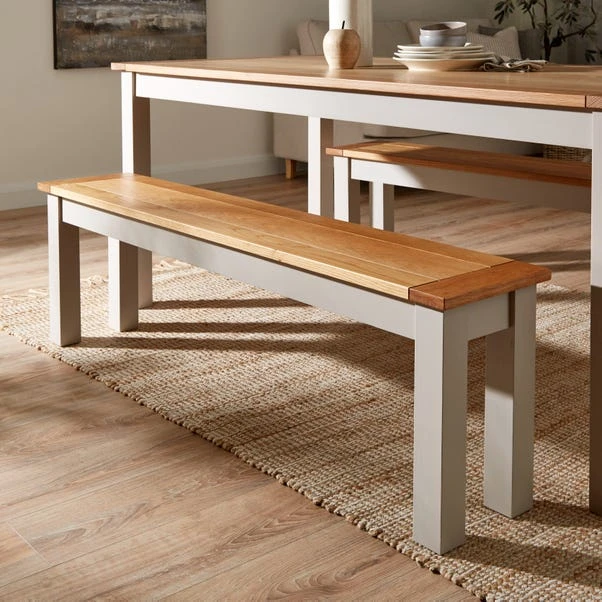 Clifford 6 Seater Large Rectangular Dining Table With 2 Benches, Pine 4 Clifford 6 Seater Large Rectangular Dining Table With 2 Benches, Pine - Image 2