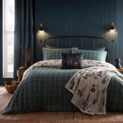 Lodge Bear Walks Bedspread 150cm X 200cm -Home Furnishing Store 30888493 alt02