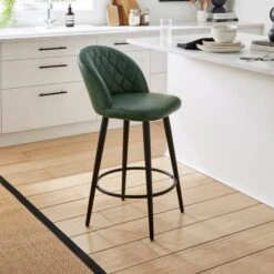 Astrid Bar Stool, Faux Leather -Home Furnishing Store 30888788