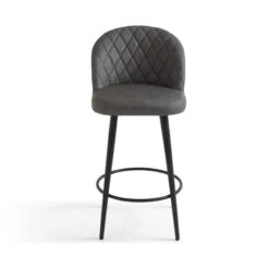 Astrid Bar Stool, Faux Leather -Home Furnishing Store 30888789 alt04