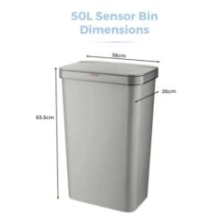 Tower 50L Rectangular Sensor Bin 29 Tower 50L Rectangular Sensor Bin -Home Furnishing Store 30889021 alt07