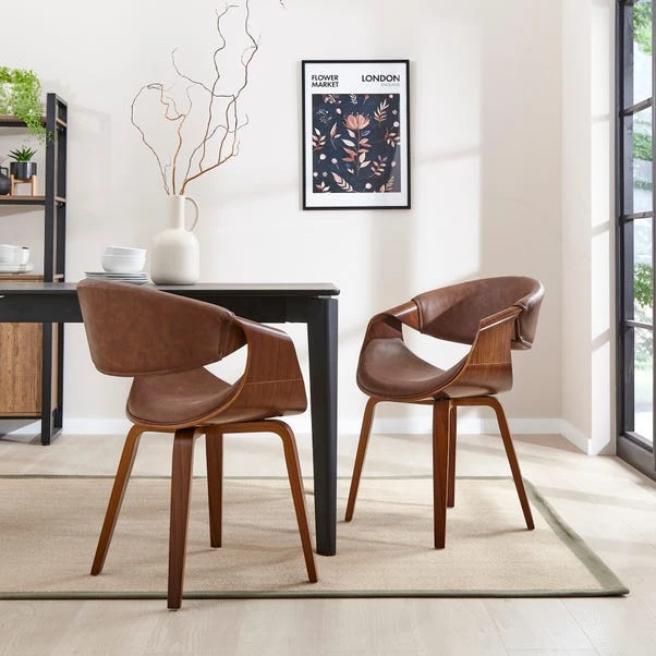 Modena Dining Chair, Faux Leather 3 Modena Dining Chair, Faux Leather