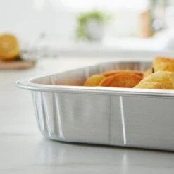 Pack Of 3 Smooth Wall Foil Baking Tray 6 Pack Of 3 Smooth Wall Foil Baking Tray -Home Furnishing Store 30890580 alt01