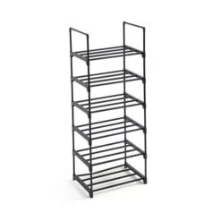 6 Tier Plastic Shoe Rack 10 6 Tier Plastic Shoe Rack -Home Furnishing Store 30890610 alt02