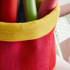 Elements Sutton Woven Stripe Fabrics Storage Basket -Home Furnishing Store 30890642 alt01