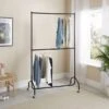 2 Tier Clothes Rail On Wheels 1 2 Tier Clothes Rail On Wheels -Home Furnishing Store 30891229