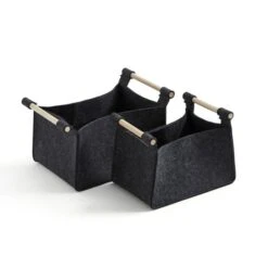 Set Of 2 Felt Fabric Storage Box -Home Furnishing Store 30891248 alt02