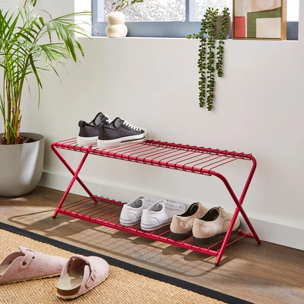 Elements Adley 2 Tier Shoe Rack 3 Elements Adley 2 Tier Shoe Rack