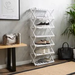 7 Tier Bamboo Shoe Rack 14 7 Tier Bamboo Shoe Rack -Home Furnishing Store 30891259