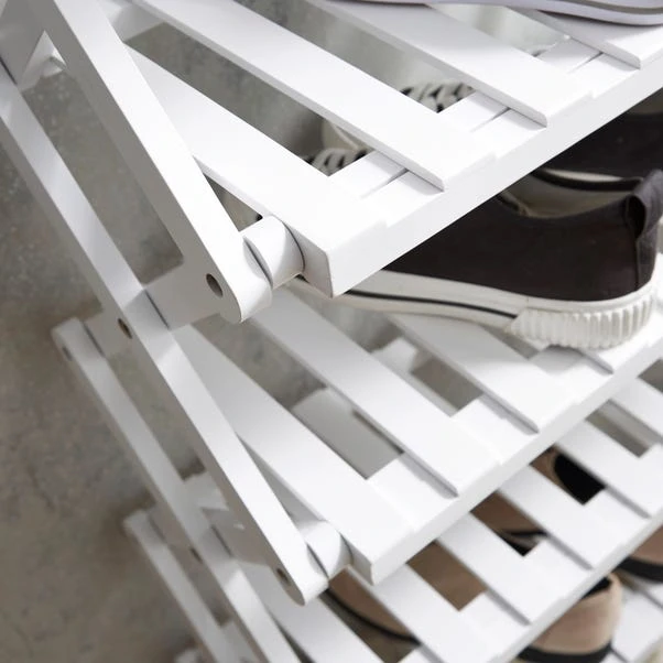 7 Tier Bamboo Shoe Rack 7 7 Tier Bamboo Shoe Rack - Image 5