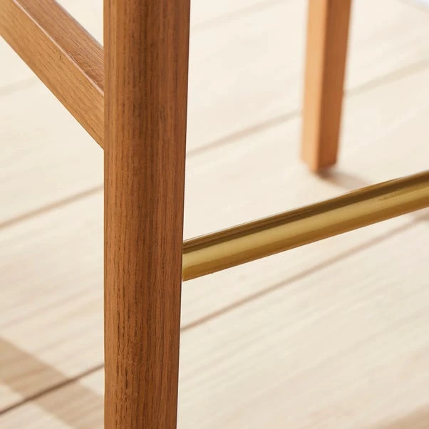 Delilah Bar Stool, Velvet 6 Delilah Bar Stool, Velvet - Image 4