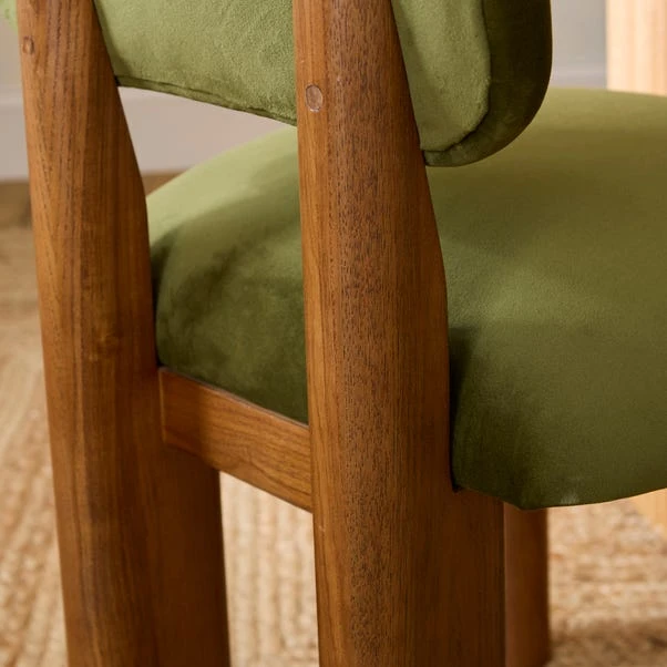 Adelita Dining Chair, Velvet 6 Adelita Dining Chair, Velvet - Image 4