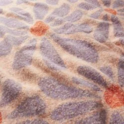 Retro Flower Mohair Throw 130cm X 180cm -Home Furnishing Store 30891365 alt02