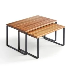 Acacia Black 2 Piece Stackable Storage Rack -Home Furnishing Store 30891735 alt02