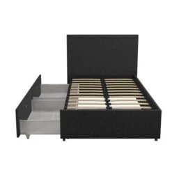 Novogratz Kelly 2 Drawer Bed, Linen -Home Furnishing Store 30892340 alt03