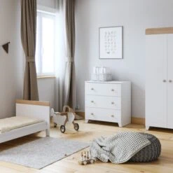 Little Acorns Classic Oak Effect Cot Bed 19 Little Acorns Classic Oak Effect Cot Bed -Home Furnishing Store 30892437 alt05