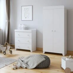 Little Acorns Classic 3 Drawer Chest And Wardrobe Nursery Set 21 Little Acorns Classic 3 Drawer Chest And Wardrobe Nursery Set -Home Furnishing Store 30892452
