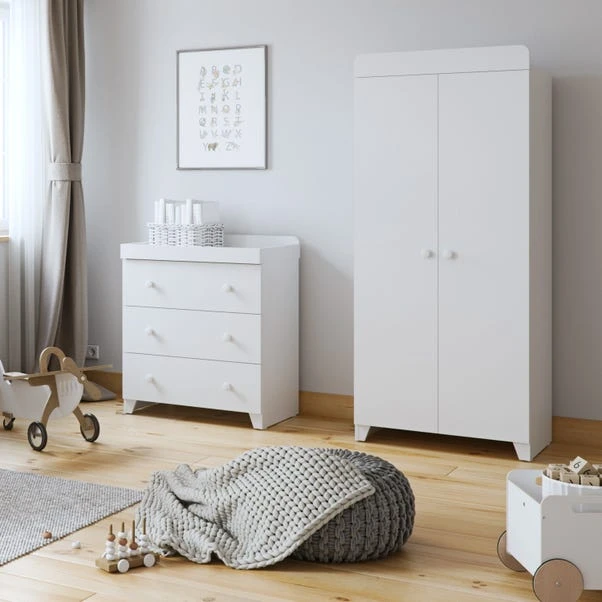 Little Acorns Classic 3 Drawer Chest And Wardrobe Nursery Set 9 Little Acorns Classic 3 Drawer Chest And Wardrobe Nursery Set - Image 7