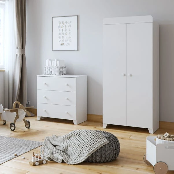Little Acorns Classic 3 Drawer Chest And Wardrobe Nursery Set 15 Little Acorns Classic 3 Drawer Chest And Wardrobe Nursery Set - Image 13
