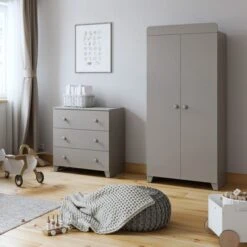 Little Acorns Classic 3 Drawer Chest And Wardrobe Nursery Set 20 Little Acorns Classic 3 Drawer Chest And Wardrobe Nursery Set -Home Furnishing Store 30892455 alt05