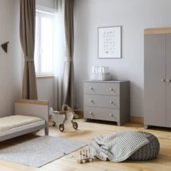 Little Acorns Classic Oak Effect 3 Piece Nursery Furniture Set 28 Little Acorns Classic Oak Effect 3 Piece Nursery Furniture Set -Home Furnishing Store 30892462 alt08