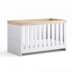 Little Acorns Burlington Cot Bed And 3 Drawer Chest Nursery Set -Home Furnishing Store 30892463 alt02