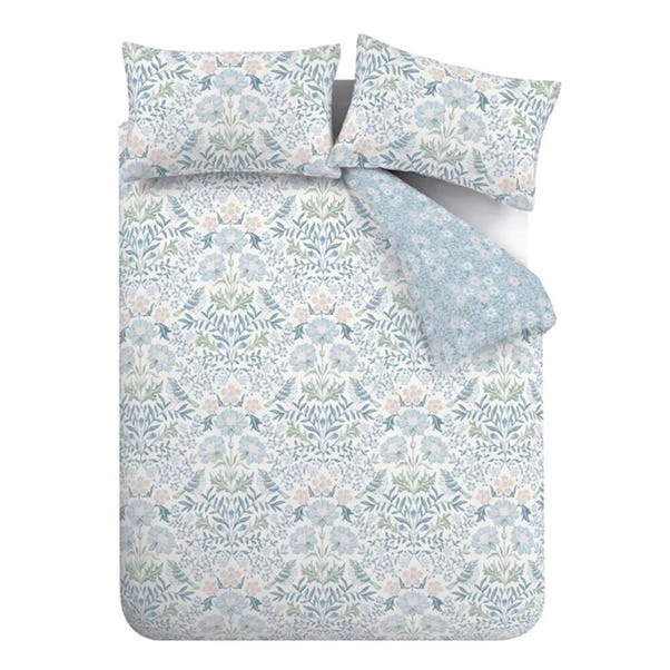Bianca Hedgerow Hopper 200 Thread Count Cotton Blue Duvet Cover And Pillowcase Set 22 Bianca Hedgerow Hopper 200 Thread Count Cotton Blue Duvet Cover And Pillowcase Set - Image 20