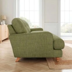 Martha Faux Linen 3 Seater Sofa -Home Furnishing Store 30892920 alt02