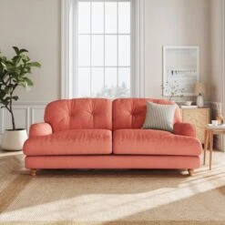 Martha Matte Plush Velvet 3 Seater Sofa 40 Martha Matte Plush Velvet 3 Seater Sofa -Home Furnishing Store 30892952